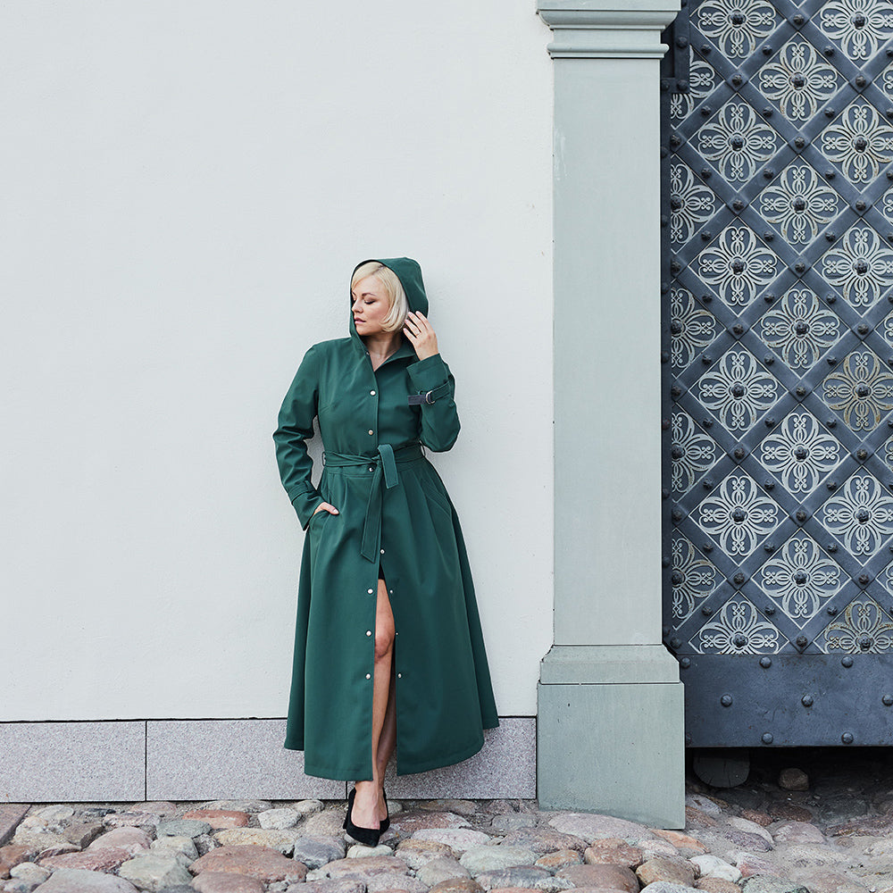 classical raincoat history