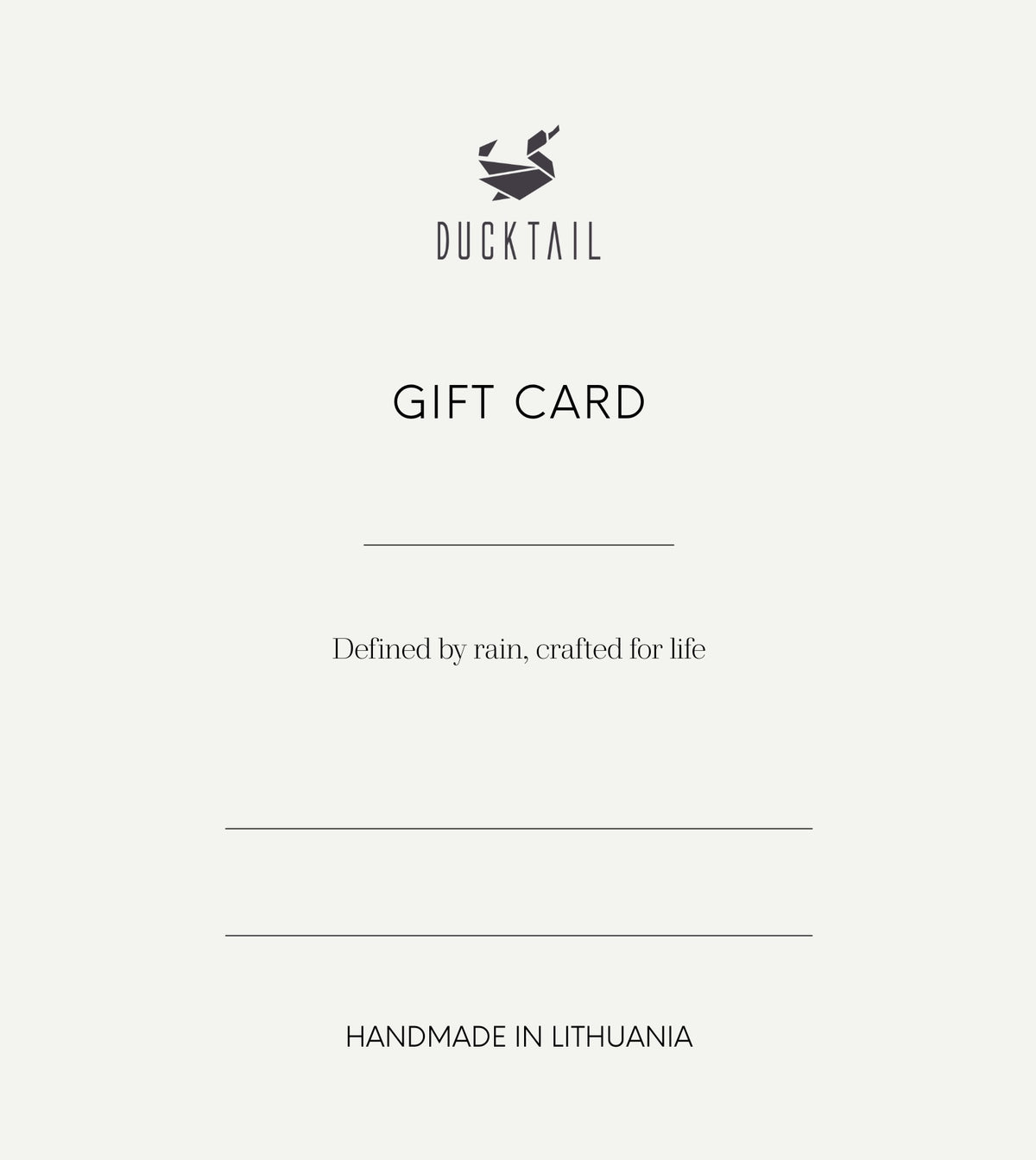 GIFT CARD
